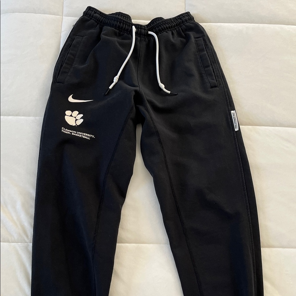 Nike Clemson Basketball  Sweatpants with White Accents